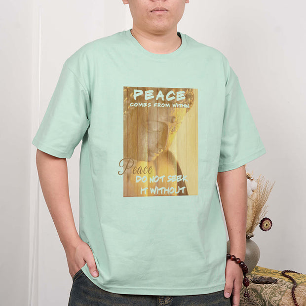 Buddha Stones Peace Comes From Within Tee T-shirt T-Shirts BS 14