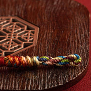 Buddha Stones "May you be healthy and happy" Lucky Multicolored Bracelet Includes Gift Message Card - image 5