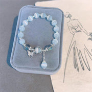 Buddha Stones "Sending Luck and Inner Peace" Cat's Eye Butterfly Bracelet Includes Gift Message Card - image 11