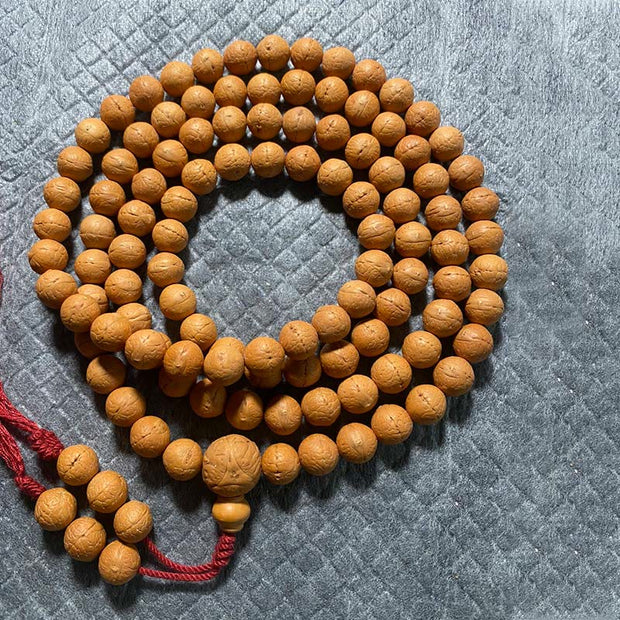 Buddha Stones 108 Mala Beads Nepal Bodhi Seed Luck Wealth Tassel Bracelet (Extra 35% Off | USE CODE: FS35) - 11.5mm - image 8