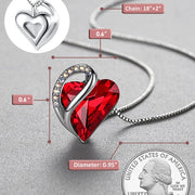 Buddhastoneshop Love Heart Birthstone Healing Energy Necklace Pendant (Extra 30% Off | USE CODE: FS30) Necklaces & Pendants BS 2