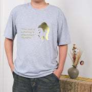 Buddha Stones The Root Of Suffering Is Attachment Buddha Tee T-shirt T-Shirts BS 19