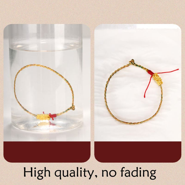 Buddha Stones Year of the Dragon Handmade Colorful Dragon Carved Success Braided Bracelet (Extra 35% Off | USE CODE: FS35) - image 12