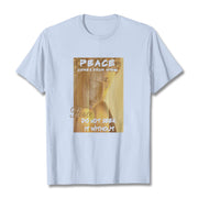 Buddha Stones Peace Comes From Within Tee T-shirt T-Shirts BS LightCyan 2XL