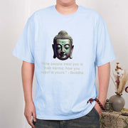 Buddha Stones How People Treat You Is Their Karma Buddha Tee T-shirt T-Shirts BS 13