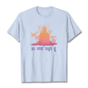 Buddha Stones Sanskrit OM NAMAH SHIVAYA Tee T-shirt T-Shirts BS LightCyan 2XL