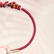 Buddha Stones Handmade Peach Blossom Knot Eight Thread Peace Knot Luck Protection Bracelet (Extra 35% Off | USE CODE: FS35) - image 10