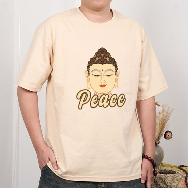 Buddha Stones Peace Buddha Tee T-shirt T-Shirts BS 8
