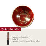Buddha Stones Tibetan Sound Bowl Handcrafted for Chakra Healing and Mindfulness Meditation Singing Bowl Set