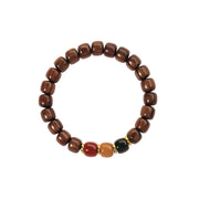 Buddha Stones Ebony Wood Rosewood Peace Balance Bracelet Bracelet BS 18