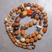 Buddha Stones 108 Mala Beads Bodhi Seed Luck Wealth Bracelet Wrist Mala (Extra 30% Off | USE CODE: FS30) - 108 Mala Beads - image 0