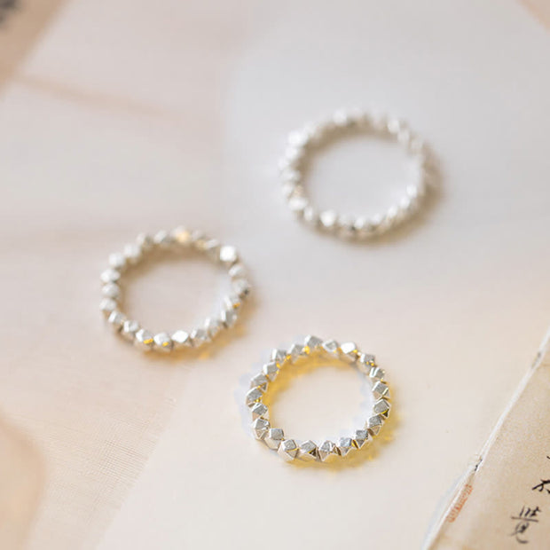 Buddha Stones 925 Sterling Silver Beaded Blessing Ring (Extra 35% Off | USE CODE: FS35) - image 6