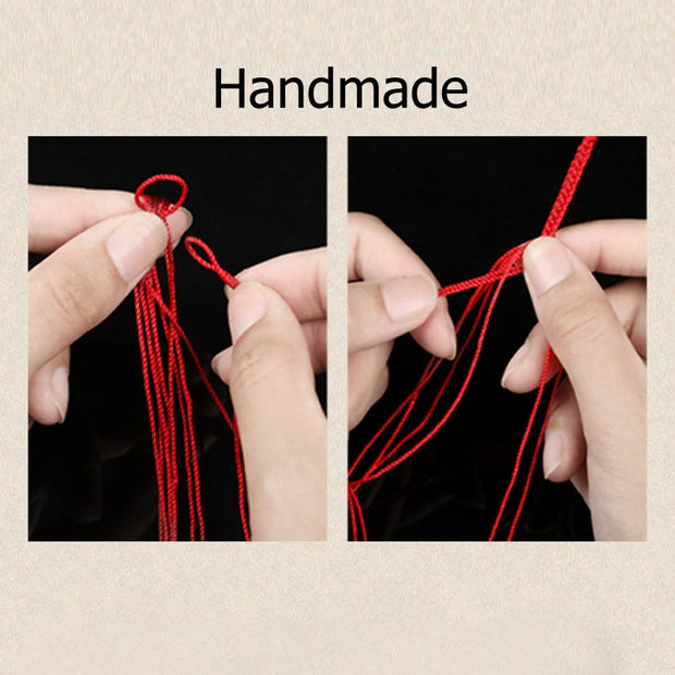 Buddha Stones Year of the Dragon 925 Sterling Silver Chinese Zodiac Cinnabar Auspicious Matches Blessing Bracelet (Extra 35% Off | USE CODE: FS35) - image 15