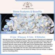 Buddha Stones Love Heart Birthstone Healing Energy Necklace Pendant