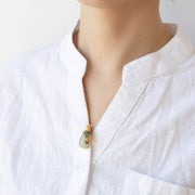 Buddha Stones Jade Peacock Copper Prosperity Necklace Pendant (Extra 30% Off | USE CODE: FS30) - image 2