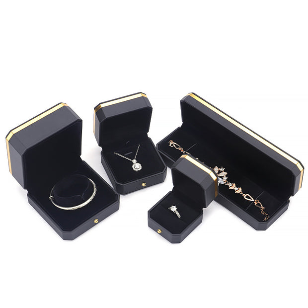 Buddha Stones Jewelry Storage Box PU Leather Gift Box - image 14