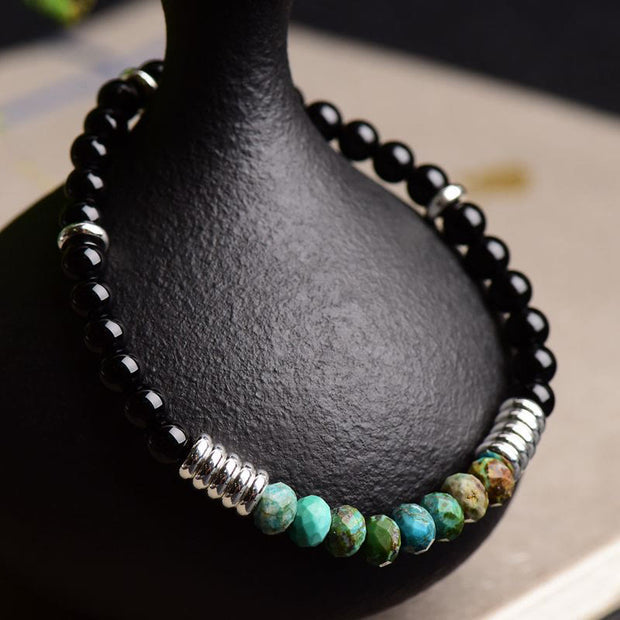 FREE Today: Pursuing Dreams Black Onyx Turquoise Bracelet