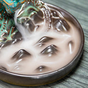 Dragon Pattern Ceramic Backflow Smoke Fountain Incense Burner Decoration (Extra 35% Off | USE CODE: FS35) - image 8