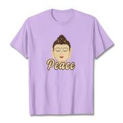 Buddha Stones Peace Buddha Tee T-shirt T-Shirts BS Plum 2XL