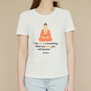 Buddha Stones The Mind Is Everything Meditation Buddha Tee T-shirt T-Shirts BS 1