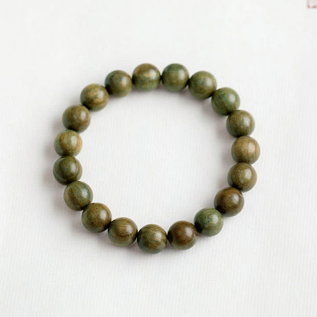 Buddha Stones Tibetan Green Sandalwood Soothing Cure Bracelet (Extra 35% Off | USE CODE: FS35) - 10mm(19 Beads) - image 10