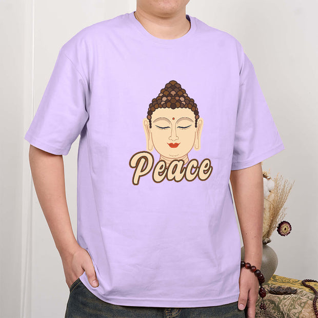 Buddha Stones Peace Buddha Tee T-shirt T-Shirts BS 16