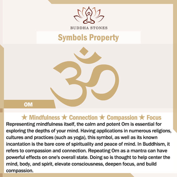 Buddha Stones OM Lotus Symbol Various Crystal Amethyst Tiger Eye Healing Necklace Pendant