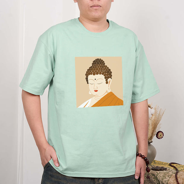 Buddha Stones Close Eyes And Relax Buddha Tee T-shirt