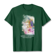 Buddha Stones Happiness Is Your Nature Tee T-shirt T-Shirts BS ForestGreen S