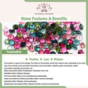 FREE Today: Boost Soul Energy Colorful Tourmaline Lucky Four Leaf Clover Bracelet