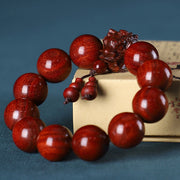 FREE Today: Maintain Healing Energy Rosewood Dragon Carved Protection Bracelet