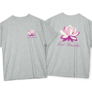 Buddha Stones Lotus Just Breathe Tee T-shirt