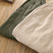 Buddha Stones Solid Color Loose Yoga Harem Pants With Pockets Harem Pants BS 53