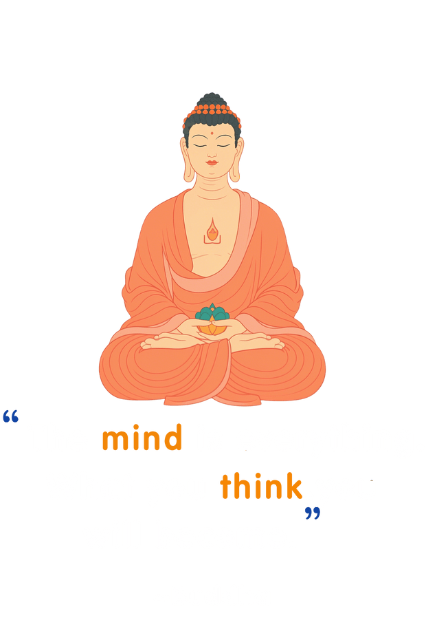 Buddha Stones The Mind Is Everything Meditation Buddha Tee T-shirt T-Shirts BS 20