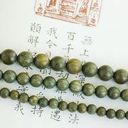 Buddha Stones 108 Mala Beads Green Sandalwood Boxwood Lotus Positive Bracelet (Extra 35% Off | USE CODE: FS35) - image 14
