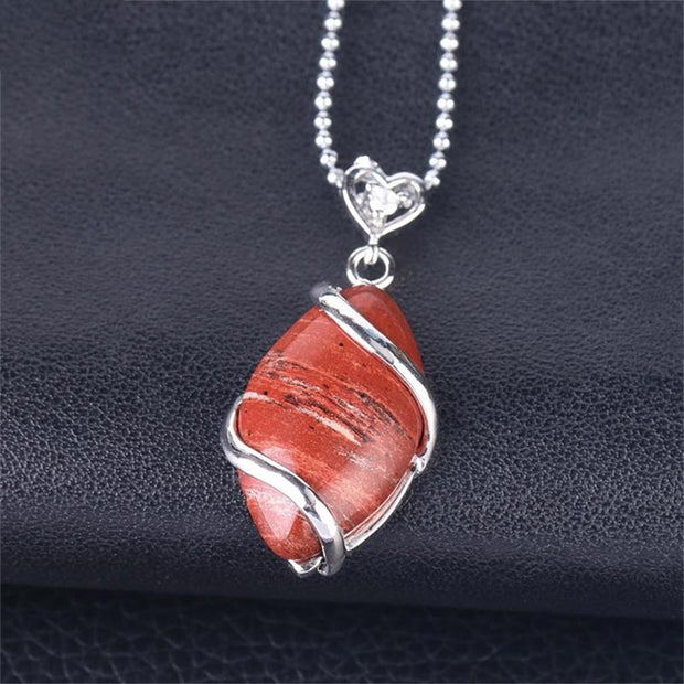 Buddha Stones Marquise Pattern Natural Crystal Stone Charm Necklace Pendant (Extra 35% Off | USE CODE: FS35) - image 13