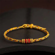 Buddha Stones Handmade Colorful Rope King Kong Knot Braided Luck Bracelet - image 16