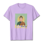 Buddha Stones Buddha Says Relax Buddha Tee T-shirt T-Shirts BS Plum 2XL