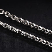 Buddha Stones 925 Sterling Silver Om Mani Padme Hum Carved Design Creativity Metal Bracelet (Extra 30% Off | USE CODE: FS30) - image 4