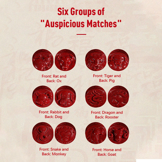 Buddha Stones Year of the Dragon 925 Sterling Silver Chinese Zodiac Cinnabar Auspicious Matches Blessing Bracelet (Extra 35% Off | USE CODE: FS35) - image 4