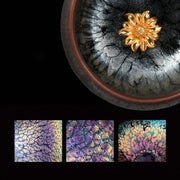 Buddha Stones 24K Gold Inlaid Sunflower Chinese Jianzhan Glaze Kiln Change Ceramic Teacup Tenmoku Kung Fu Tea Cup (Extra 35% Off | USE CODE: FS35) - image 10