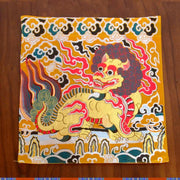 Fengshui Kirin Prayer Altar Mat Healing Meditation Auspicious Symbol Mat (Extra 35% Off | USE CODE: FS35) - Yellow - 31*35cm - image 1