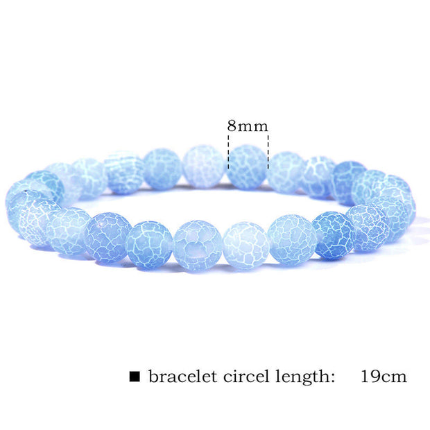Natural Agate Stone Crystal Balance Beaded Bracelet Bracelet BS 61