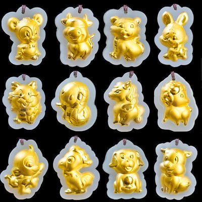 Buddha Stones Chinese Zodiac White Jade Purification Necklace (Extra 35% Off | USE CODE: FS35) - image 0