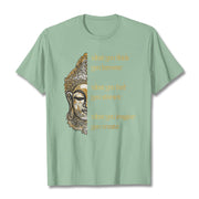 Buddha Stones What You Think Tee T-shirt T-Shirts BS PaleGreen 2XL
