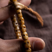 Buddha Stones Tibetan Yak Bone The Lord Of The Corpse Forest Keep Away Evil Spirits Bracelet Bracelet BS 2