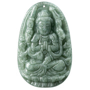 Buddha Stones Chinese Zodiac Natal Buddha Natural Jade Wealth Prosperity Necklace Pendant (Extra 30% Off | USE CODE: FS30) - image 9