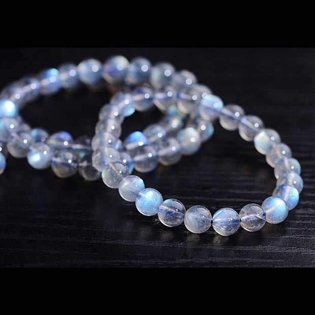 Buddha Stones Natural Moonstone Healing Beads Bracelet Bracelet BS 8