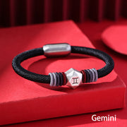 Buddha Stones 999 Sterling Silver 12 Constellations of the Zodiac Blessing Handmade String Bracelet (Extra 35% Off | USE CODE: FS35) - Gemini - image 5