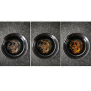 Buddha Stones Gold Leaf Chinese Jianzhan Dragon Phoenix Lotus Avalokitesvara Koi Fish Ceramic Teacup Tenmoku Kung Fu Tea Cup Bowl - image 2